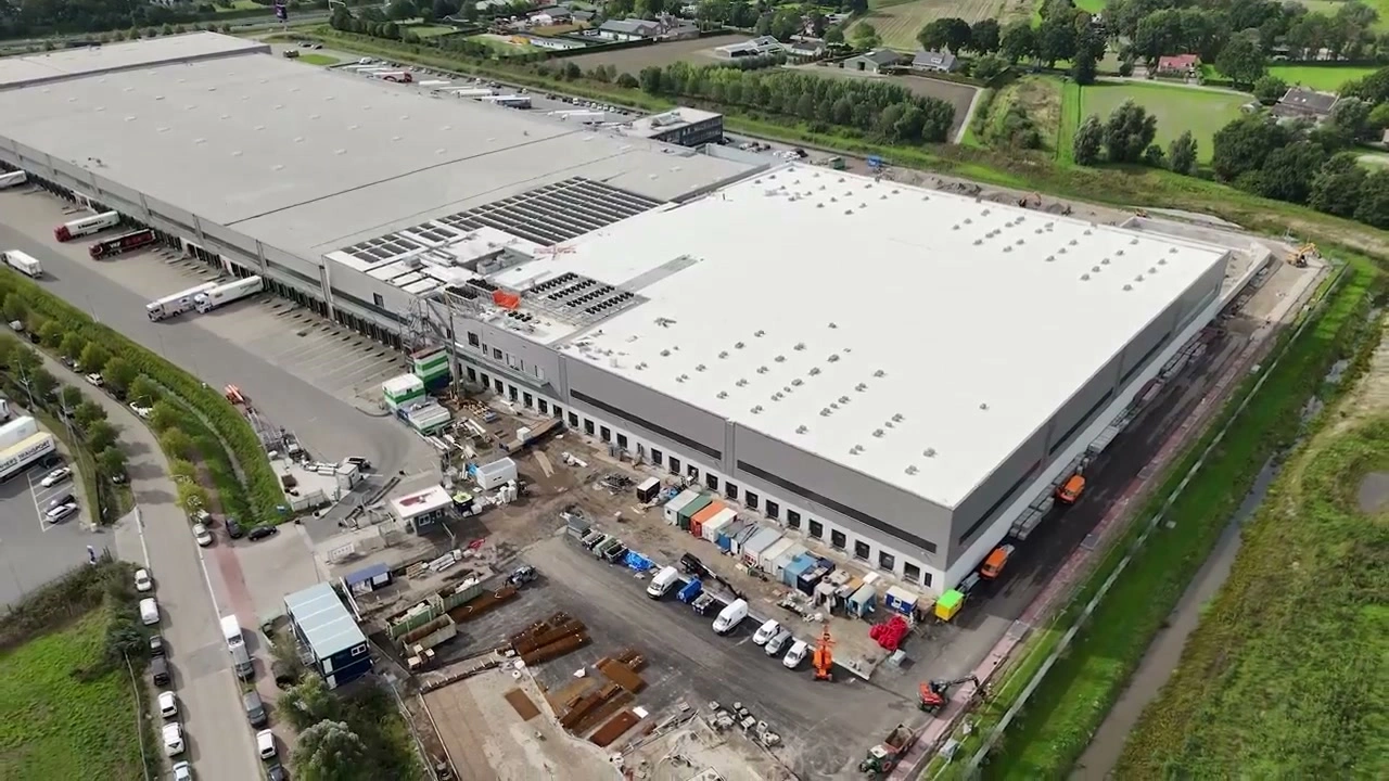 Industrial building in Etten-Leur under construction